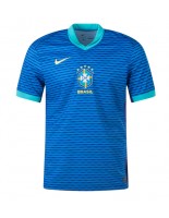 Moške Nogometnih dresov Brazilija Gostujoči Copa America 2024 Kratki rokavi